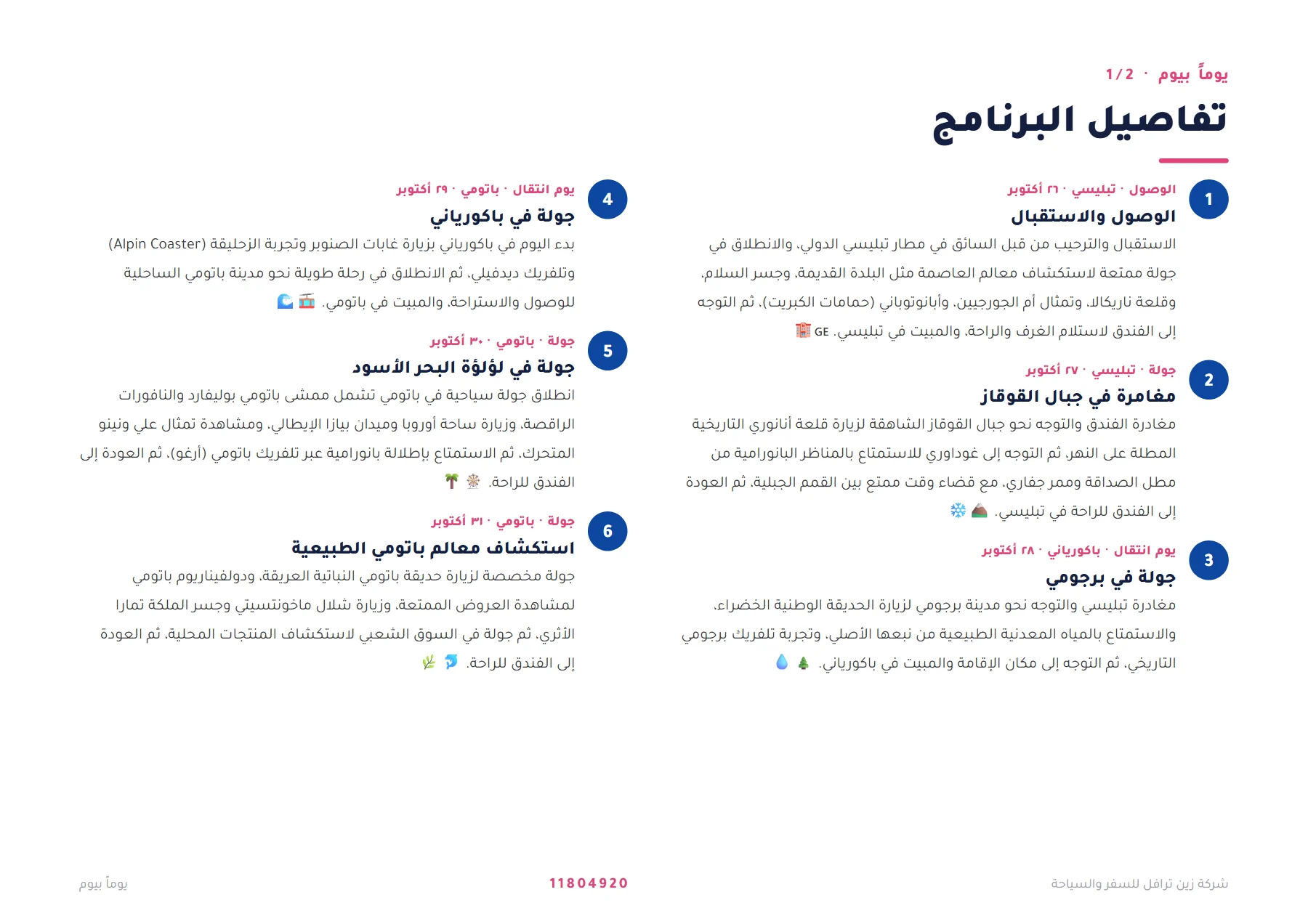 جورجيا - تبليسي وباكورياني وباتومي في 7 ليالٍ 🏔️🌊 — 4