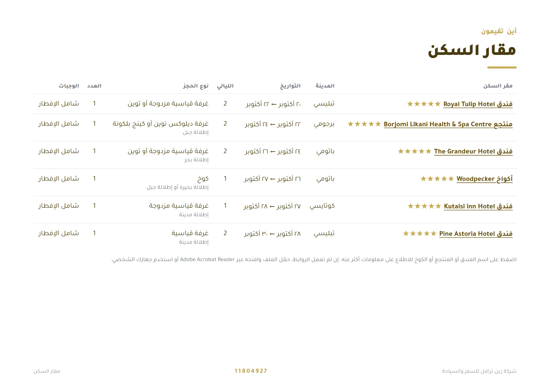 جورجيا - رحلة الذهب بين تبليسي وبورجومي وباتومي وكوتايسي 10 ليالٍ 🥇🏞️ — 3
