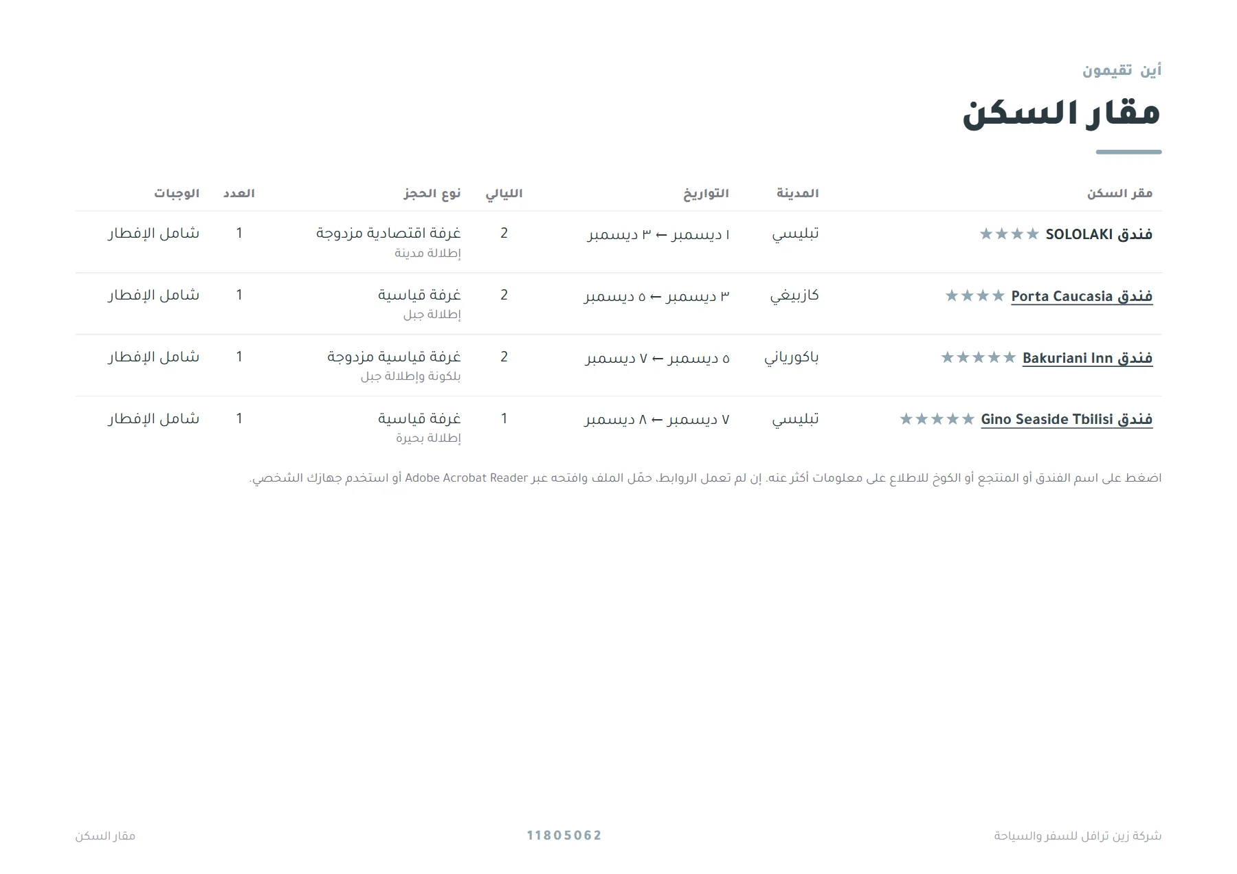 جورجيا - رحلة الفضة بين تبليسي وكازبيغي وباكورياني 7 ليالٍ ❄️🏔️ — 3