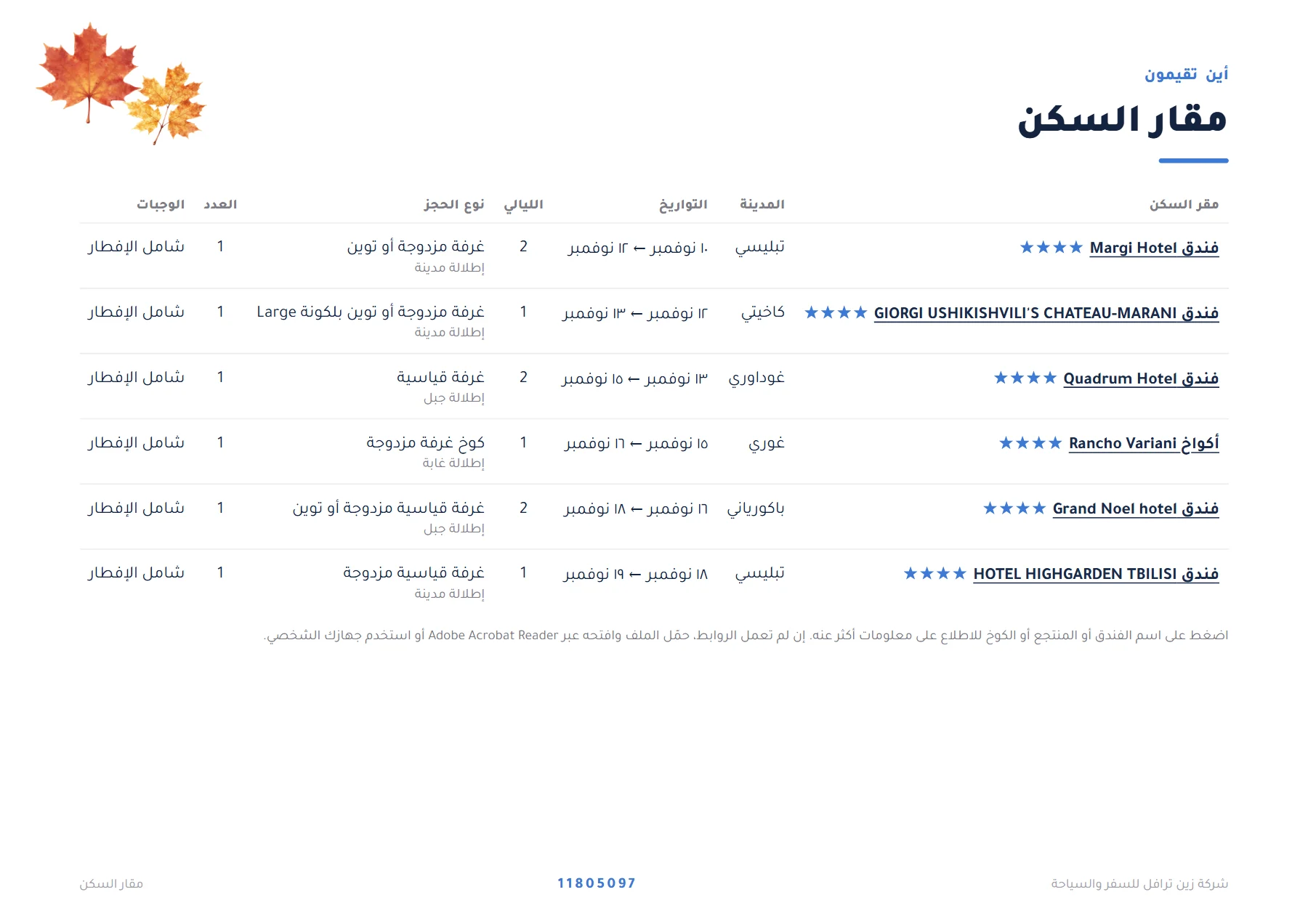 جورجيا - رحلة رومانسية بين تبليسي وغوداوري وباكورياني 9 ليالٍ 💐🏔️ — 3