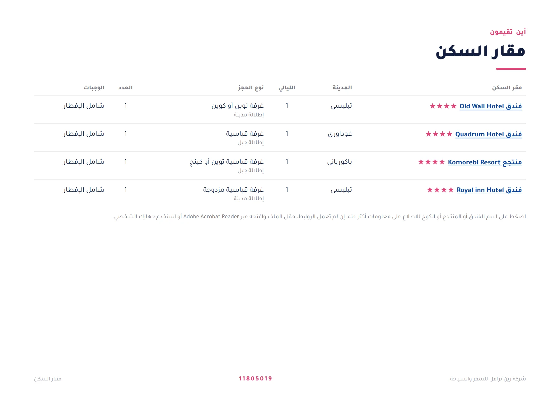 جورجيا - سحر الخريف بين تبليسي وغوداوري وباكورياني 4 ليالٍ 🍂🏔️ — 3
