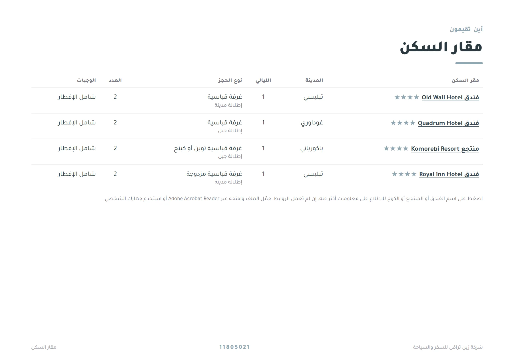 جورجيا - خريف عائلي بين تبليسي وغوداوري وباكورياني 4 ليالٍ 🍂🏔️ — 3