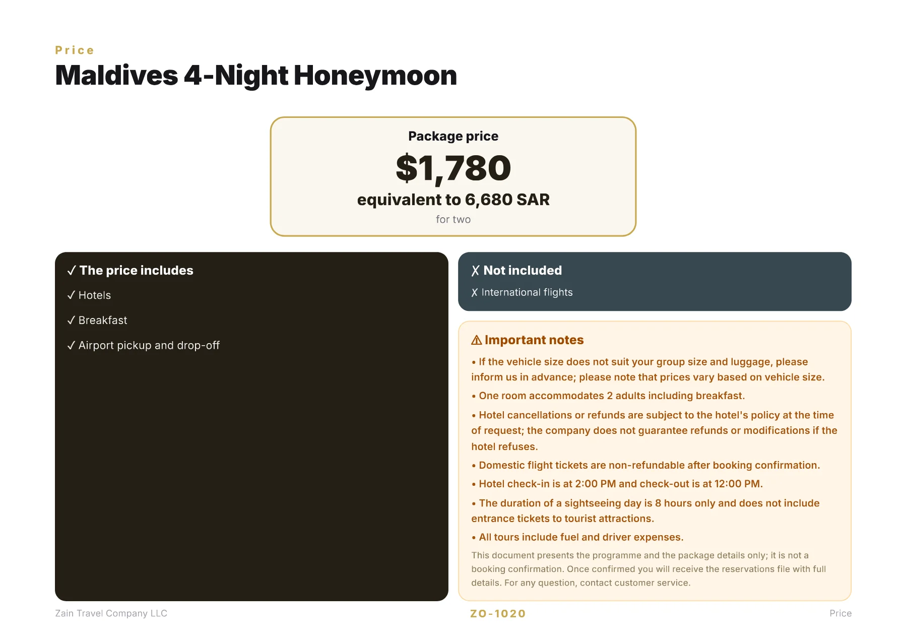 Maldives - Dream Island Honeymoon 4 Nights 🏝️💑 — 5