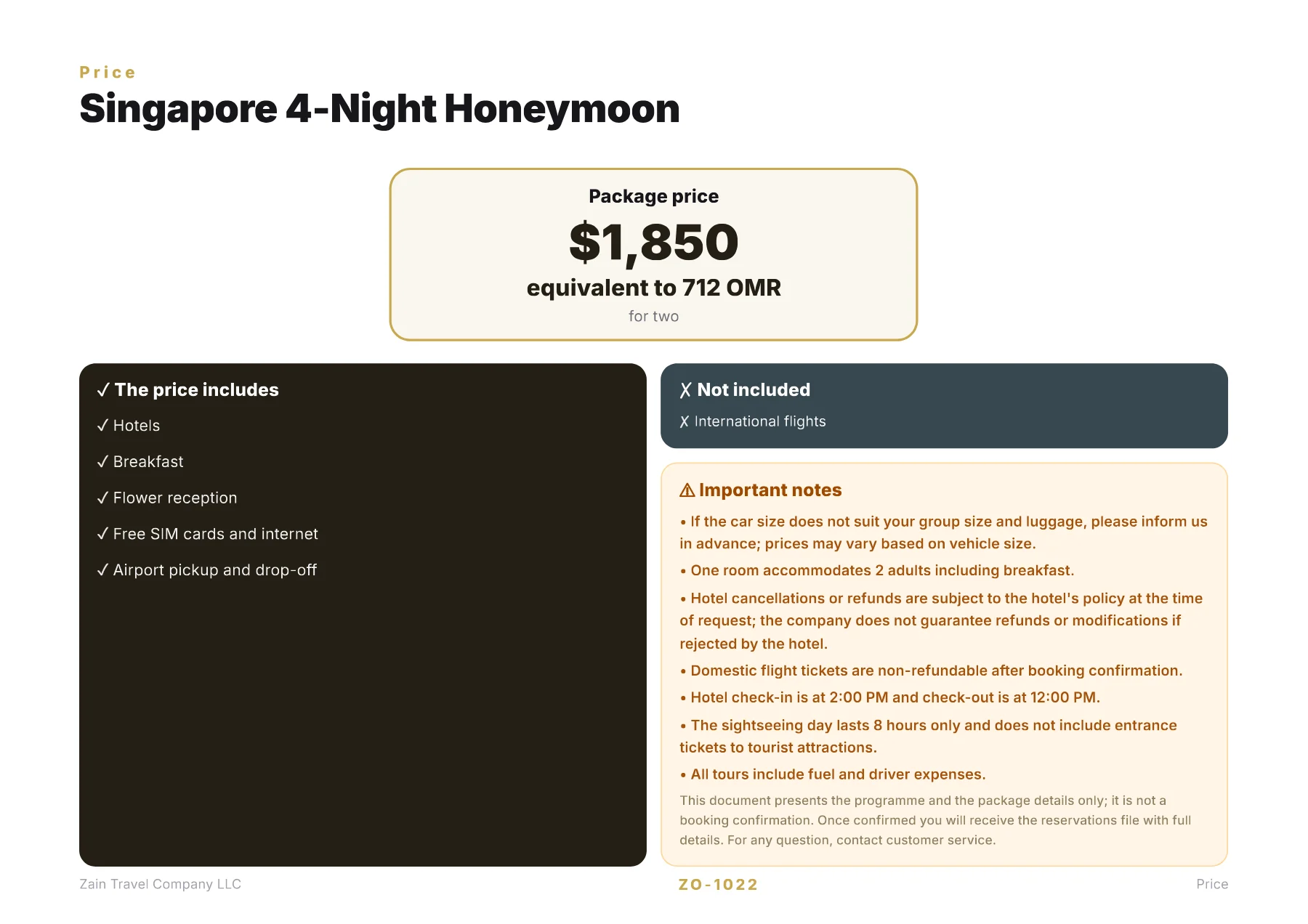Singapore - Honeymoon Escape 4 Nights 💐🌆 — 6